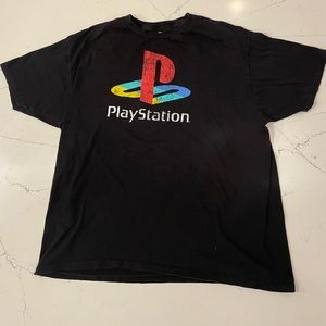 Black PlayStation Shirt Size XL